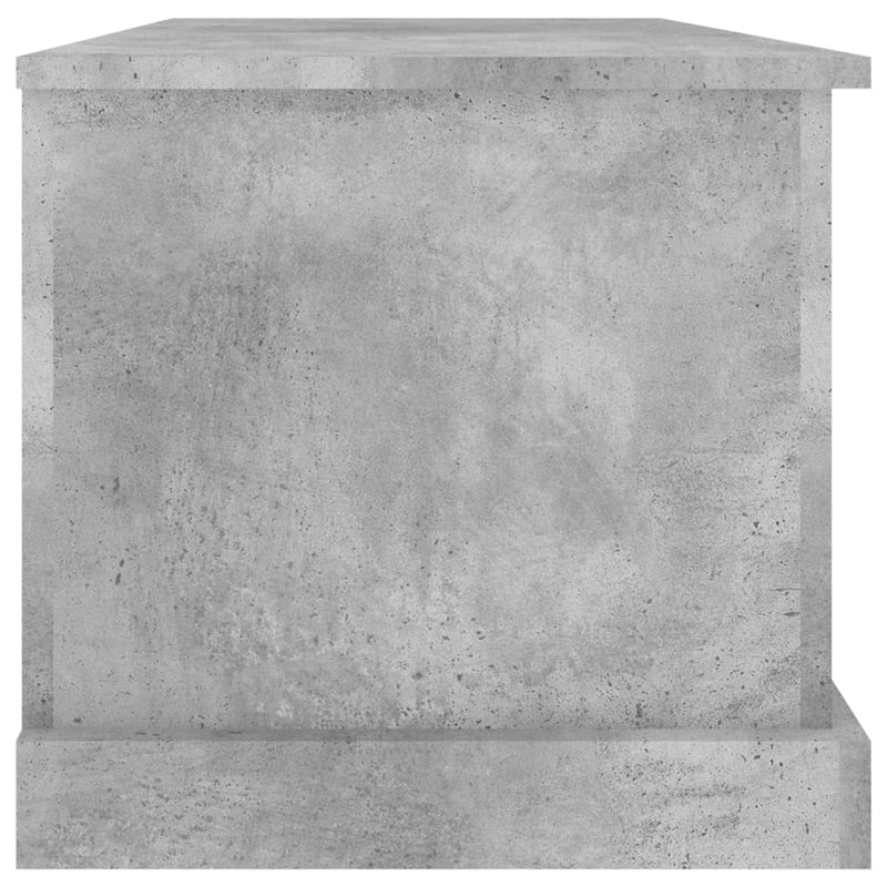 vidaXL betonszürke szerelt fa tárolóláda 70x40x38 cm