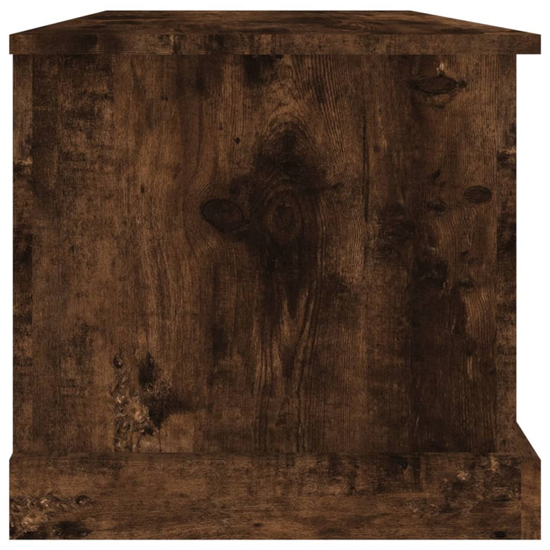 vidaXL füstös tölgy színű szerelt fa tárolóláda 70 x 40 x 38 cm