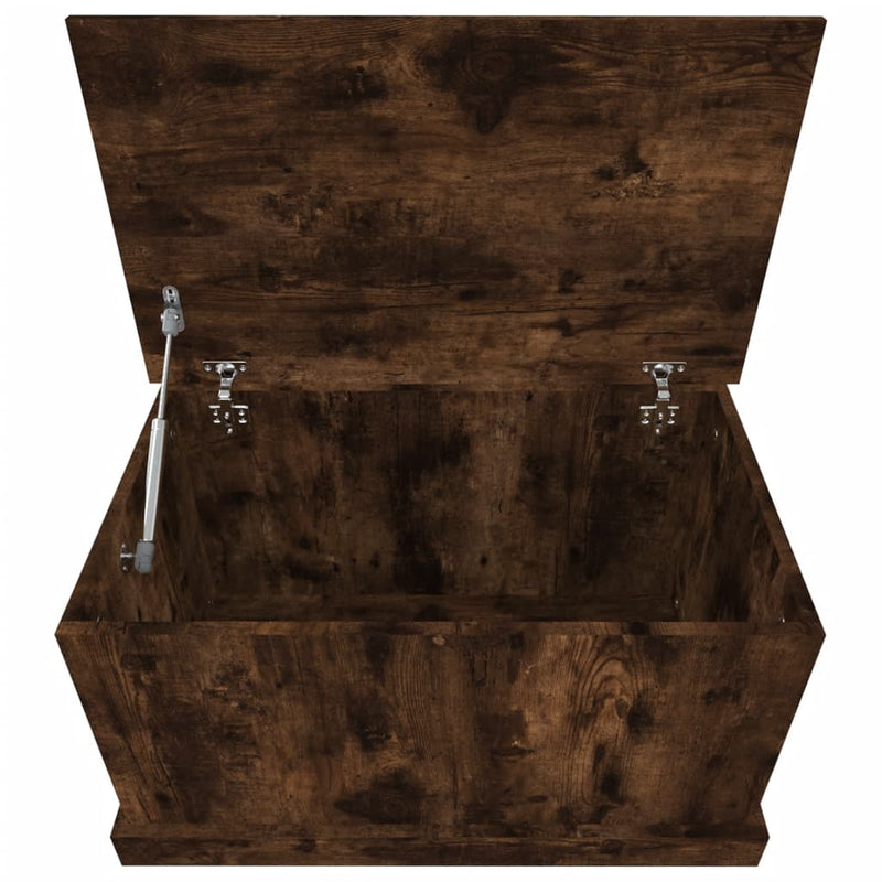vidaXL füstös tölgy színű szerelt fa tárolóláda 70 x 40 x 38 cm