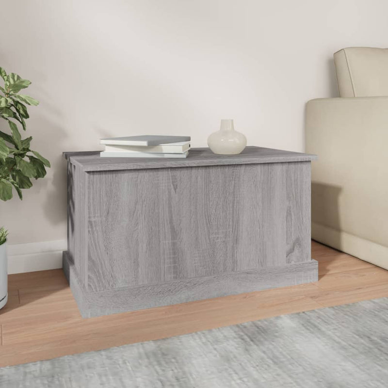 vidaXL szürke sonoma szerelt fa tárolóláda 70x40x38 cm