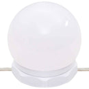 vidaXL betonszürke szerelt fa pipereasztal LED-del 90 x 50 x 132,5 cm