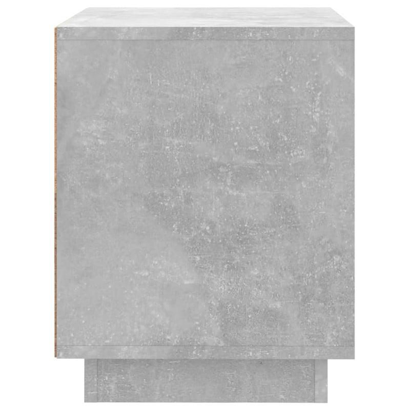 vidaXL betonszürke szerelt fa éjjeliszekrény 44 x 35 x 45 cm