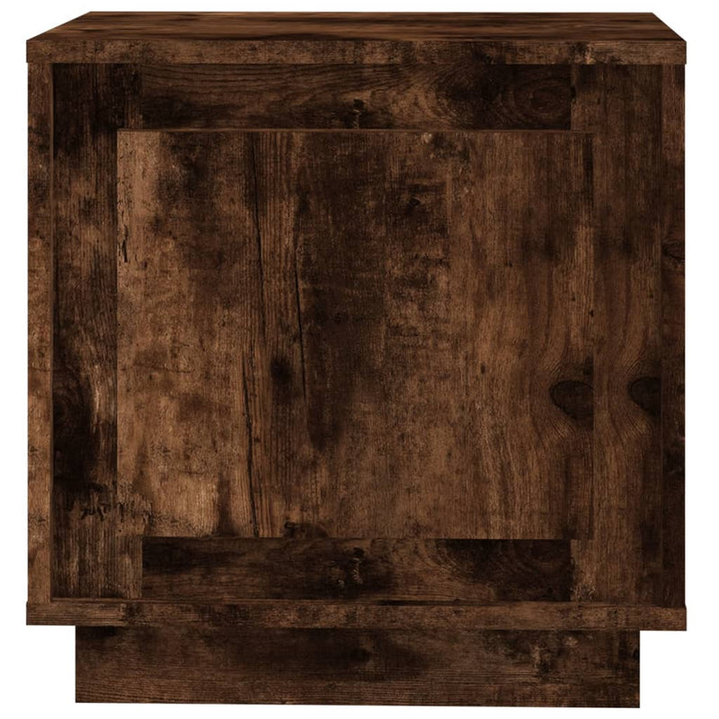vidaXL 2 db füstös tölgy színű szerelt fa éjjeliszekrény 44x35x45 cm