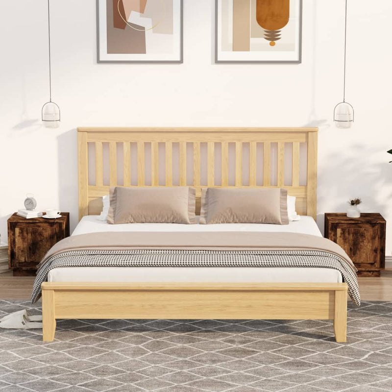 vidaXL 2 db füstös tölgy színű szerelt fa éjjeliszekrény 44x35x45 cm