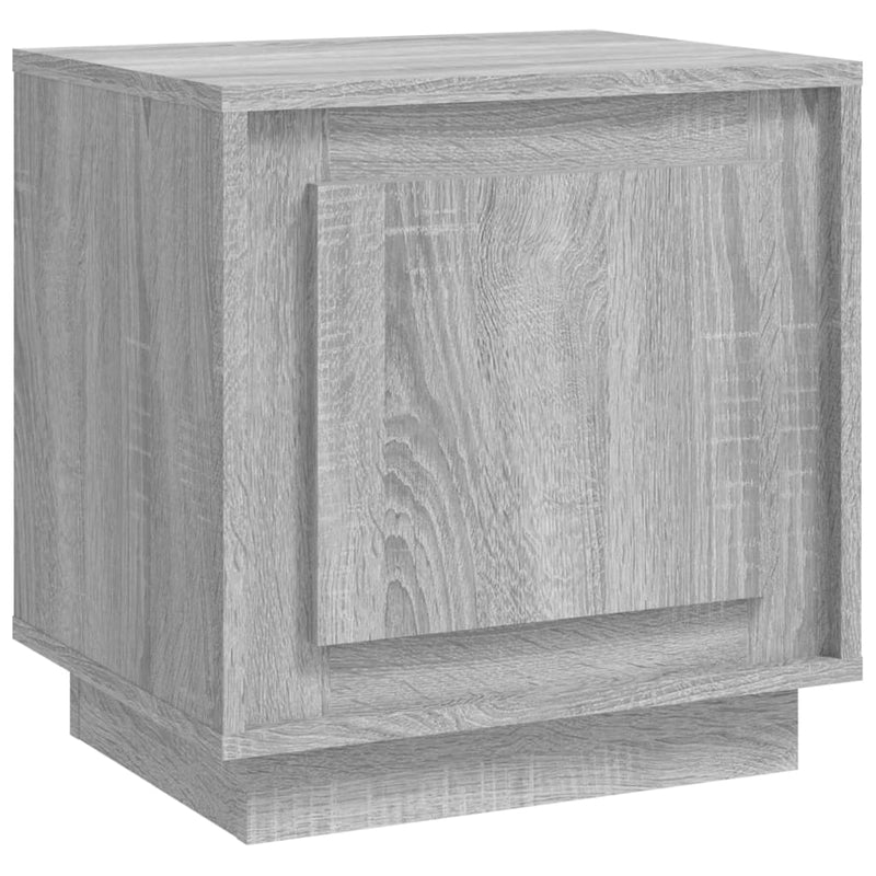 vidaXL szürke sonoma színű szerelt fa éjjeliszekrény 44x35x45 cm