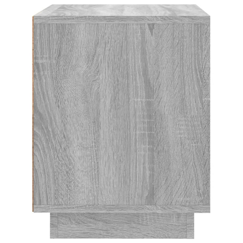 vidaXL szürke sonoma színű szerelt fa éjjeliszekrény 44x35x45 cm