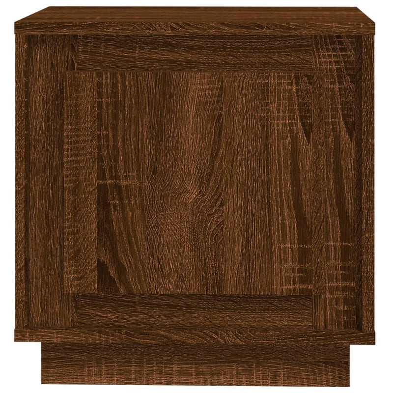 vidaXL 2 db barna tölgyszínű szerelt fa éjjeliszekrény 44x35x45 cm