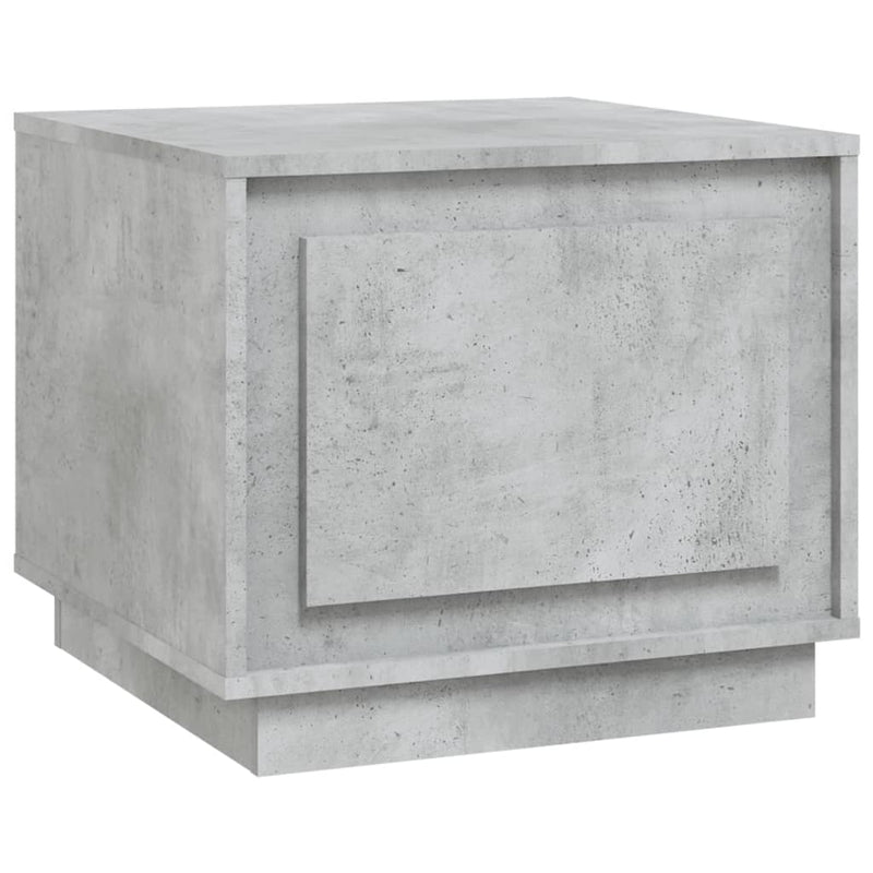 vidaXL betonszürke szerelt fa dohányzóasztal 51x50x44 cm