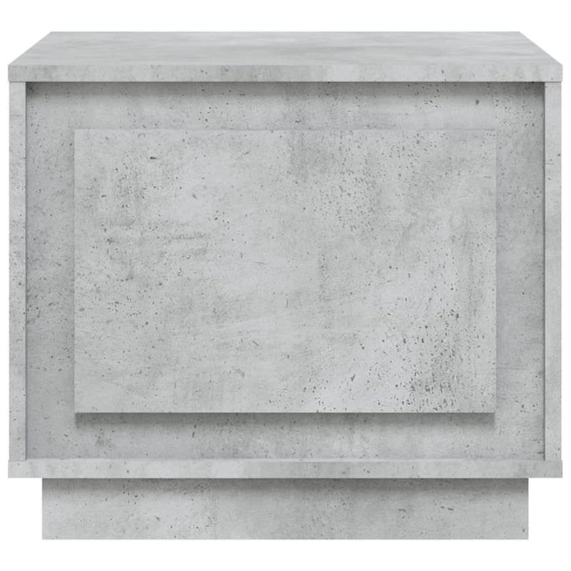 vidaXL betonszürke szerelt fa dohányzóasztal 51x50x44 cm