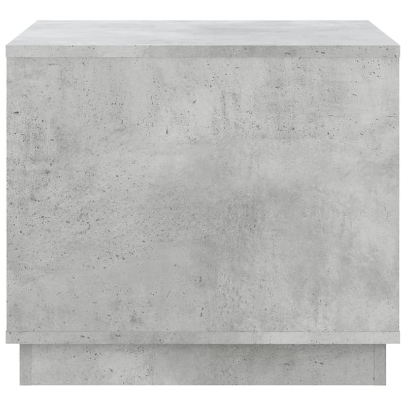 vidaXL betonszürke szerelt fa dohányzóasztal 51x50x44 cm