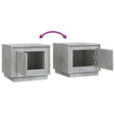 vidaXL betonszürke szerelt fa dohányzóasztal 51x50x44 cm