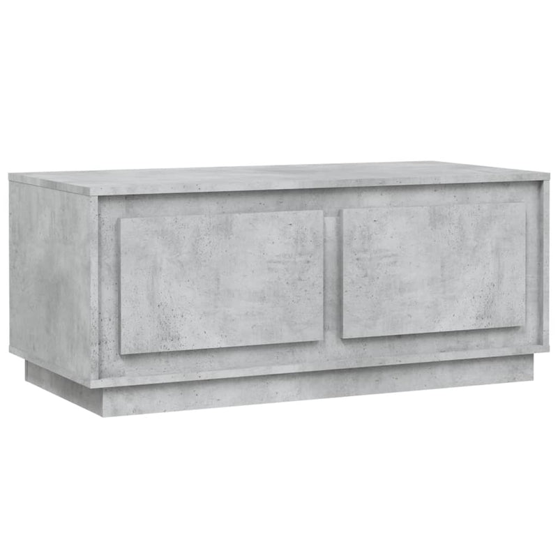 vidaXL betonszürke szerelt fa dohányzóasztal 102x50x44 cm