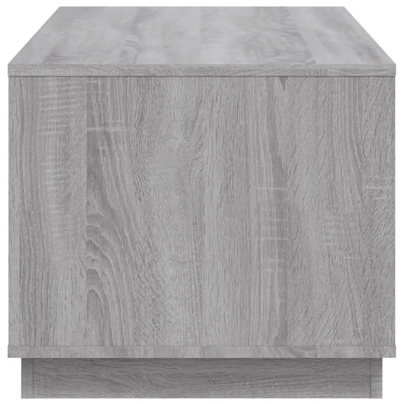 vidaXL szürke sonoma színű szerelt fa dohányzóasztal 102x50x44 cm