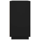 vidaXL fekete szerelt fa tálalóasztal 80 x 34 x 70 cm
