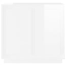 vidaXL magasfényű fehér szerelt fa tálalószekrény 80 x 34 x 75 cm