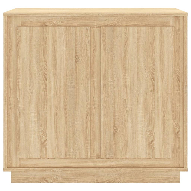 vidaXL sonoma tölgy színű szerelt fa tálalóasztal 80 x 34 x 75 cm