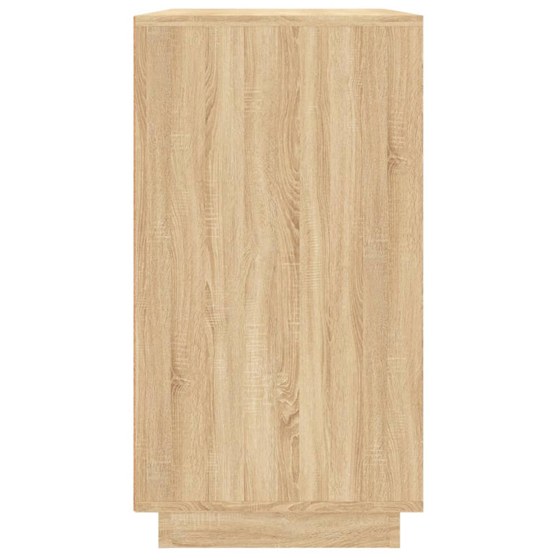 vidaXL sonoma tölgy színű szerelt fa tálalóasztal 80 x 34 x 75 cm