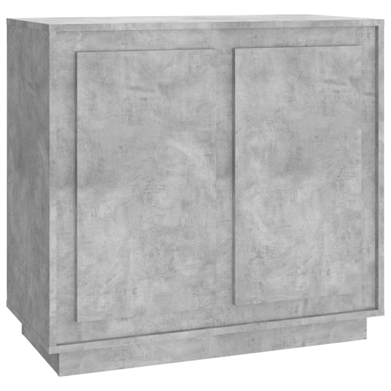 vidaXL betonszürke szerelt fa tálalószekrény 80 x 34 x 75 cm