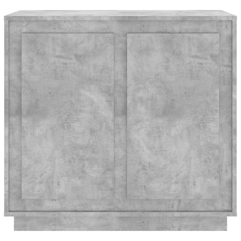vidaXL betonszürke szerelt fa tálalószekrény 80 x 34 x 75 cm