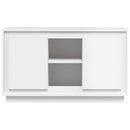 vidaXL fehér szerelt fa tálalószekrény 102x35x60 cm