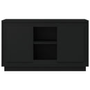vidaXL fekete szerelt fa tálalószekrény 102x35x60 cm