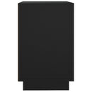 vidaXL fekete szerelt fa tálalószekrény 102x35x60 cm