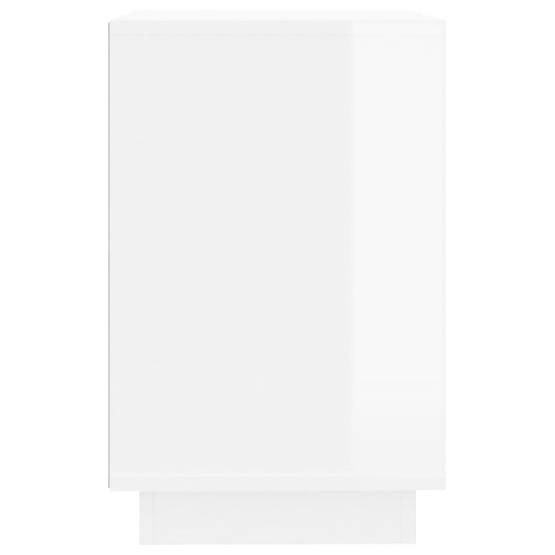 vidaXL magasfényű fehér szerelt fa tálalószekrény 102x35x60 cm