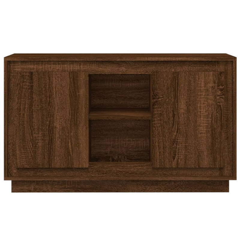 vidaXL barna tölgyszínű szerelt fa tálalószekrény 102 x 35 x 60 cm