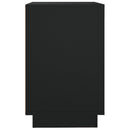 vidaXL fekete szerelt fa tálalószekrény 102x35x55 cm