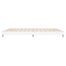 vidaXL fehér szerelt fa ágykeret 140 x 200 cm