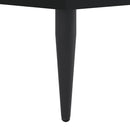 vidaXL fekete szerelt fa ágykeret 200 x 200 cm