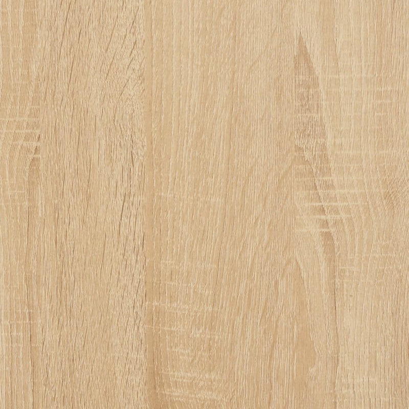 vidaXL sonoma tölgyszínű szerelt fa ágykeret 200 x 200 cm