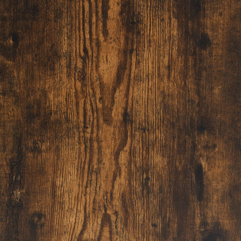 vidaXL füstös tölgy színű szerelt fa ágykeret 200 x 200 cm