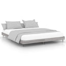 vidaXL szürke sonoma színű szerelt fa ágykeret matrac nélkül 180x200cm