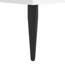 vidaXL magasfényű fehér szerelt fa ágykeret 160 x 200 cm