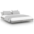 vidaXL szürke sonoma színű szerelt fa ágykeret matrac nélkül 160x200cm