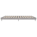 vidaXL szürke sonoma színű szerelt fa ágykeret matrac nélkül 160x200cm