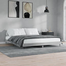vidaXL szürke sonoma színű szerelt fa ágykeret matrac nélkül 160x200cm