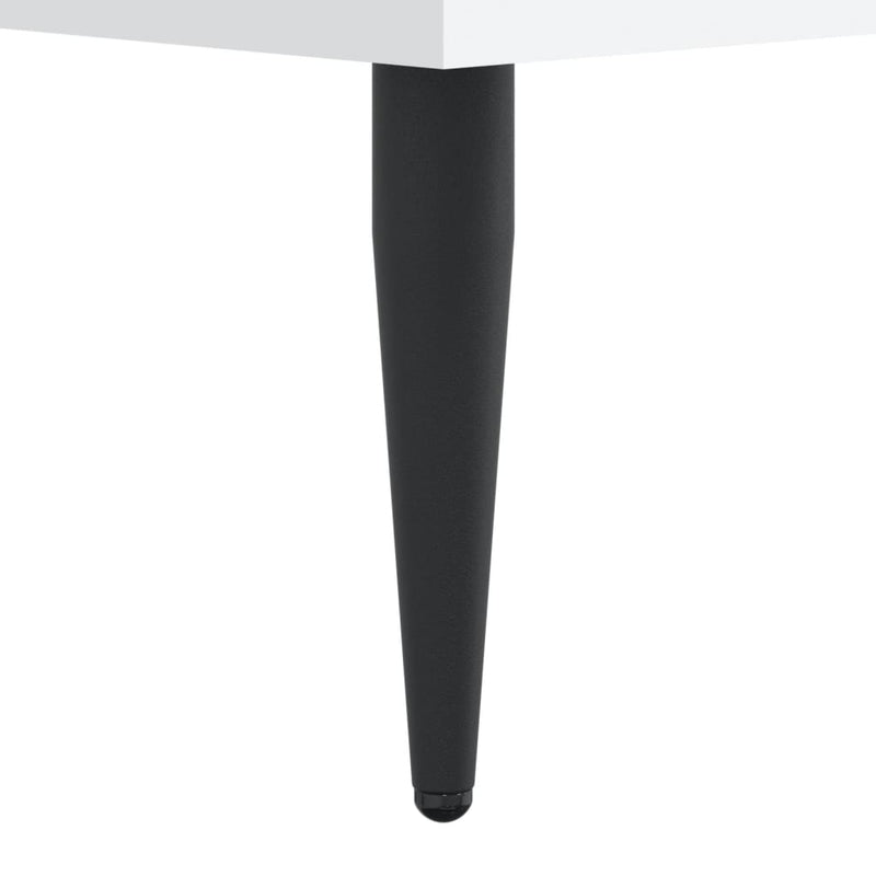 vidaXL fehér szerelt fa ágykeret 140 x 200 cm