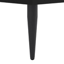 vidaXL fekete szerelt fa ágykeret 140 x 200 cm