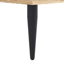 vidaXL sonoma tölgy színű szerelt fa ágykeret matrac nélkül 120x200 cm