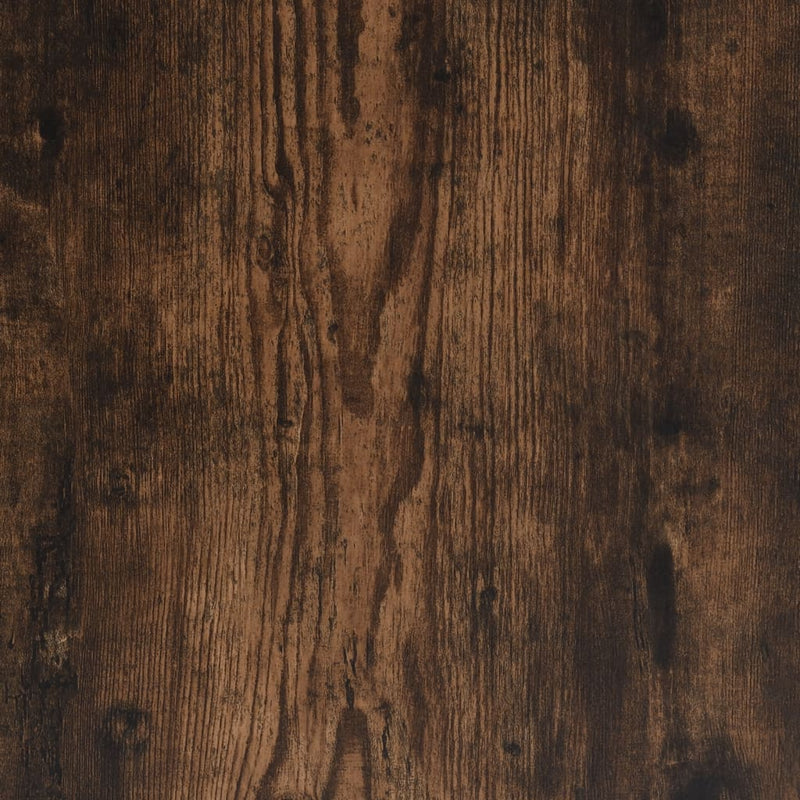 vidaXL füstös tölgy színű szerelt fa ágykeret matrac nélkül 120x190 cm