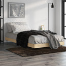 vidaXL sonoma tölgy színű szerelt fa ágykeret matrac nélkül 90x190 cm
