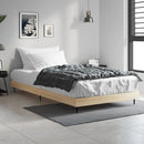 vidaXL sonoma tölgy színű szerelt fa ágykeret matrac nélkül 90x190 cm