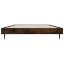 vidaXL füstös tölgy színű szerelt fa ágykeret matrac nélkül 90x190 cm