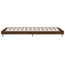 vidaXL barna tölgy színű szerelt fa ágykeret matrac nélkül 90x190 cm