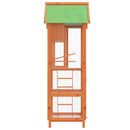 vidaXL barna tömör fenyőfa madárház 60 x 58,5 x 160 cm