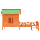 vidaXL barna tömör fenyőfa kutyakennel 159x120x88,5 cm