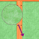 vidaXL barna tömör fenyőfa nyúlketrec 117,5 x 97 x 47,5 cm