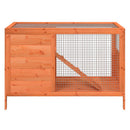 vidaXL barna tömör fenyőfa nyúlketrec 103 x 44 x 69,5 cm